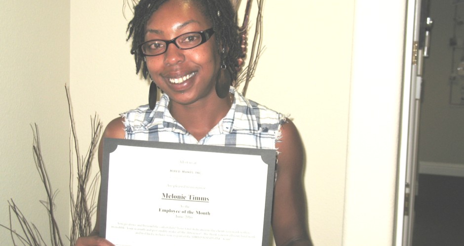 Employee of the Month for Pleasanton!!